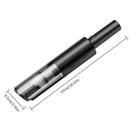 Home Car Vacuum Cleaner, 120W 12000Pa Rechargeable Handheld Black Wired Charging Multi-function Cleaning Accessories For Car Interior Home